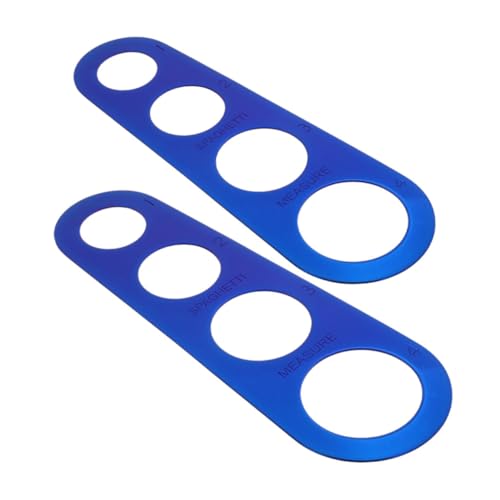ULTECHNOVO 2pièces Lot De Mesureurs à Spaghetti Acier Inoxydable Outil De Mesure Alimentaire Guide De Mesure Pour Pâtes Et Nouilles
