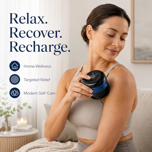 Image of Elnor Smart Dynamic Cupping Therapy Device | Rechargeable Cupping Therapy Massage Tool | 3 in 1 Vacuum Therapy Machine for Body Massage Pain Relief, Best Massagers for Neck and Back with 12 Modes