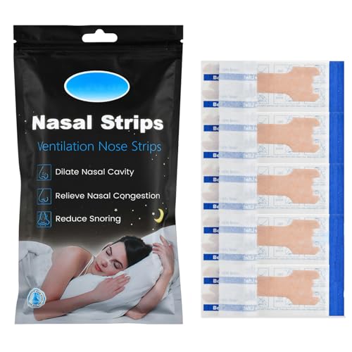 60PCS Nose Strips for Breathing,Extra Strength Nasal Strips for snoring,Suitable for Nasal...