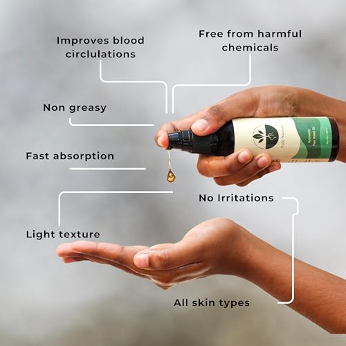 Image of Ayurvedic Pain Relief Oil, 100% Natural, Relieves Knee, Joint, Back & Muscle Pain, Fast Absorption, 10 Natural Actives