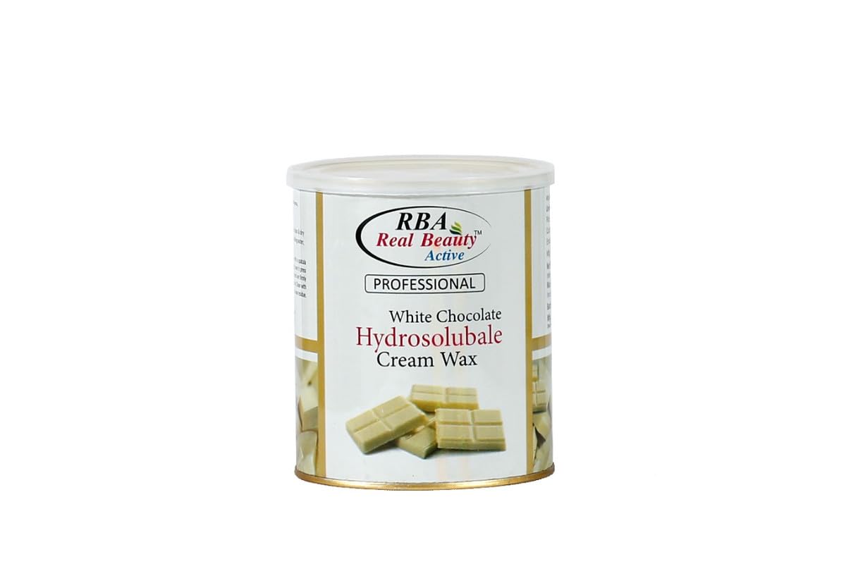 RBA Real Beauty Active Hydrosoluble White Chocolate Hair Removal Wax Cream, Face and Eyebrow, Underarm Wax, Sensitive Skin Wax, Sensitive Body Part, Stripless Wax, Peel Off Wax | 800G (B0D3B21KK7) Amazon Price History, Amazon Price Tracker