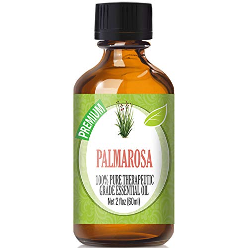 Healing Solutions Palmarosa Essential Oil - 100% Pure Therapeutic Grade Palmarosa Oil - 60ml