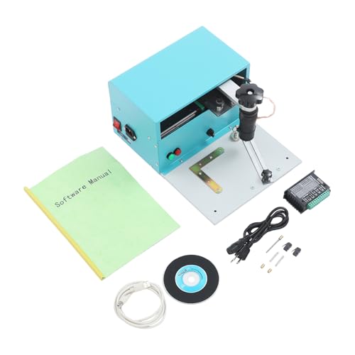 110V Electric Metal Plate Marking Machine, 6.69 x 3.94in 1.18-7.87in/s Industrial Nameplate Marking Machine for Marking Various Nameplates and Signs