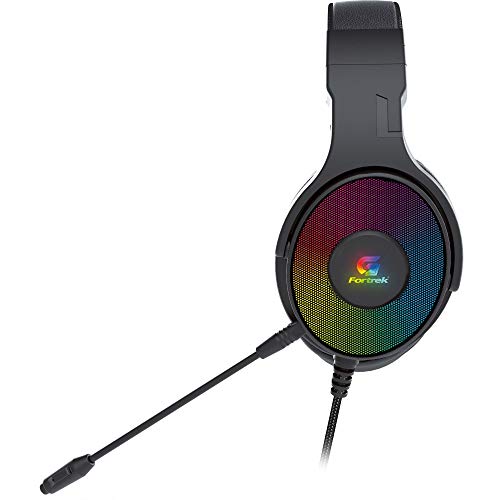 HEADSET GAMER RGB CRUISER 7.1 PRETO Fortrek G