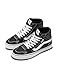 Vans Women's Filmore Hi Shoe | High Top Sneakers for Fashion & Casual Everyday Wear, (Canvas) Black/White, 5
