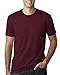 Next Level Premium Fit Extreme Soft Rib Knit Jersey T-Shirt, Maroon, Medium