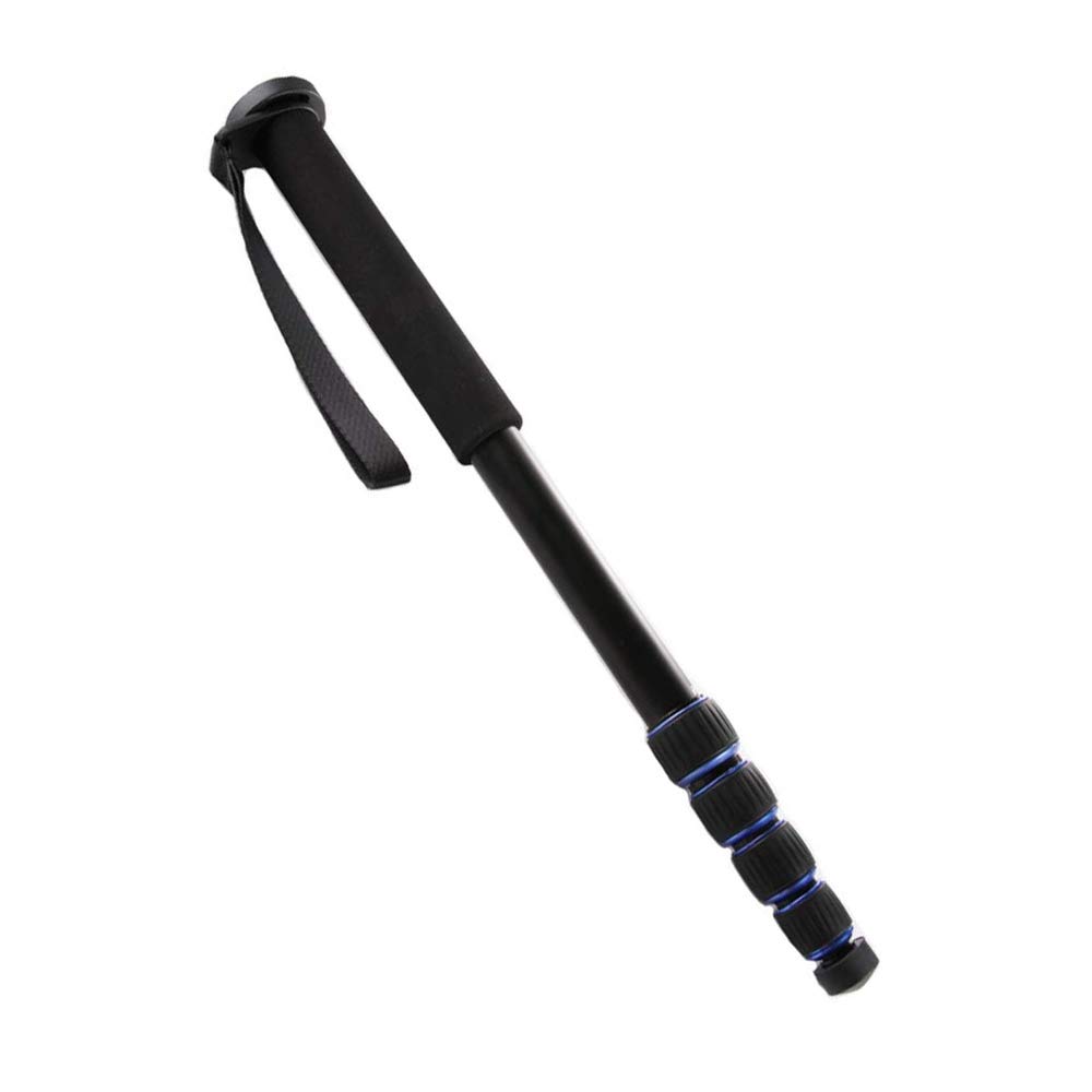 Runshuangyu 5.4ft Aluminum Alloy Camera Monopod 5 Sections, Lightweight Adjustable Walking Stick for Canon Sony Nikon Panasonic DSLR Camera