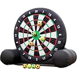 Aufblasbare Fußball-Dartscheibe, 3 m, Outdoor-Spiel mit 370-W-Gebläse – Kick-Dart-Spiel für Sport und Outdoor-Spaß