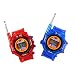 jojofuny 2PCS Walkie- Talkie Montres Jouets Enfants Enfants Walky Talky Talky Creative Interphone Jouets Print Play pour Intérieure Jeux D' Aventure de Randonnée en Plein Air