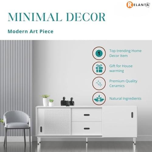 Image of Decorative Glass Vase for Flower Plants | Clear Glass vases for Home Decor | Glass vase for Living Room (Donut)