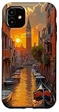 Venedig Italien Gondelbootfahrt