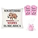 Belloxis Regalo Mamma Calzini Donna Divertenti Antiscivolo e Federe Cuscini Divano 45x45, Regali Mamma Idee Regalo Mamma Compleanno per Festa Della Mamma Festa Della Donna