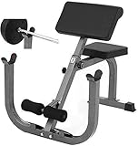 Shirt Luv Roman Chair Weight Bench Arm Curl Weight Bench Preacher Curl Isolated Barbell Dumbbell...