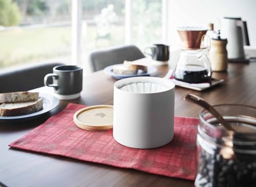 Carita Kalita Wave Filter Case with Wooden Lid, Prevents