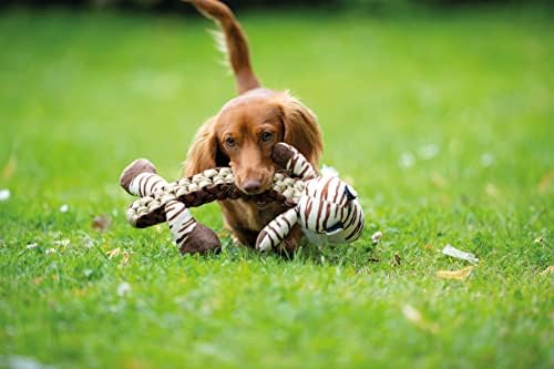Trixie Tiger Kuscheltier aus weichem Plüsch - hochwertiges Plüschtier für Haustiere - robuster Spielgefährte mit 32 cm Länge - strapazierfähiges Stofftier für Hunde - 35727