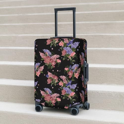 Bouquet Print Luggage Covers For Suitcase,Elastic Washable & Stretchable Suitcase Covers For Luggage, Anti-Scratch - Fits 18-32 Inch Luggage-No Luggage Included 6