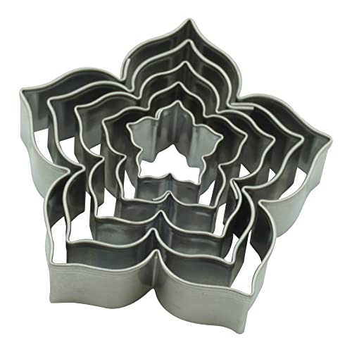 BekkiB - Set di 5 tagliapasta "Fiore" - 5 misure