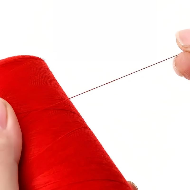 3000Yard Red Sewing Thread,Polyester Thread for Sewing Machine Overlocker Embroidery Threads, 3000Yard 40S/2 - Image 4