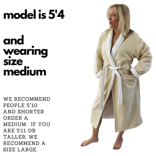 Spa Robe Microfiber Twill Ultra Soft Plush Lining Luxury Spa Hotel Robe Bathrobe for Men and Women4