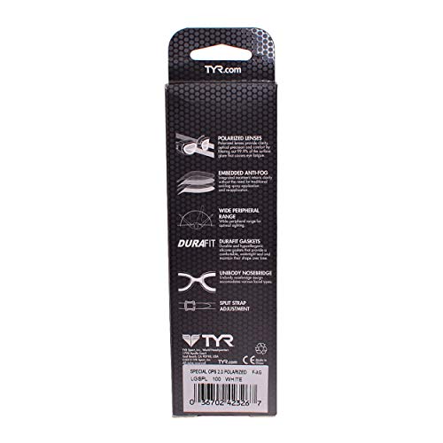 Tyr Special Ops 2.0 Swim Goggles With Polarized, Anti-Fog Lenses, For Men And Women, White/Purple #TOP4