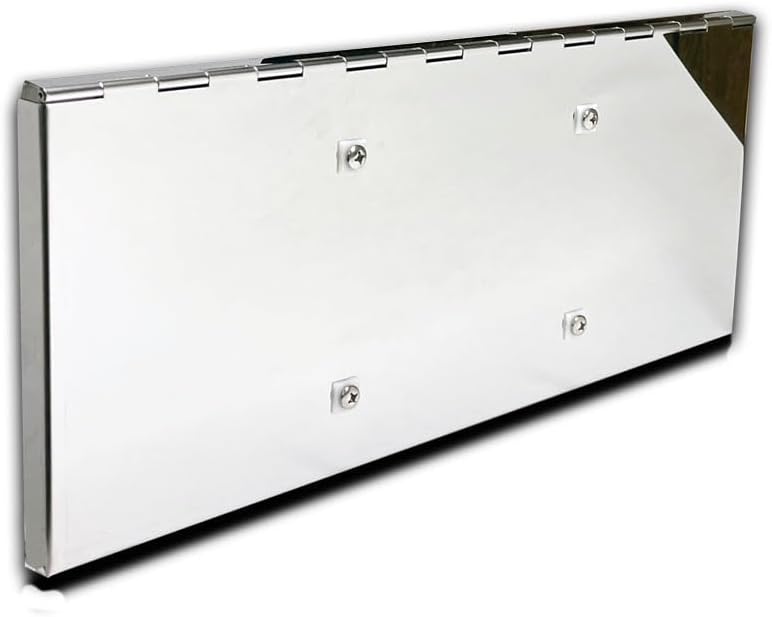 Stainless Steel Hinged License Plate Holder Peterbilt