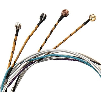 MI&VI PEAK Synthetic Core Viola Strings for 16.5 Violas Pure Silver | Synthetic Nylon Core | Ball-End | Medium Gauge Tension