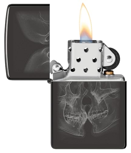 Encendedor Zippo X-Ray Kiss Negro Brillo miniatura 3