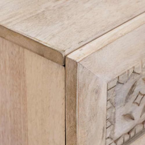 Table de chevet blanche avec 3 tiroirs pour optimiser le rangement - 8