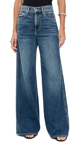 Veronica Beard Jean Women's Kasey Mid Rise Wide Leg Jeans
