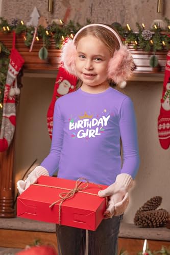 Image of Birthday Girl Shirt Crown 1st First 2nd Two 3rd 4th 5th Toddler Birthday Outfit