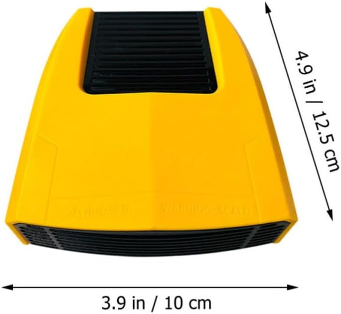 Housoutil Portable Car Windshield Defroster Heater 180w Low Consumption Abs Material User-Friendly Design for Travel and Car Use
