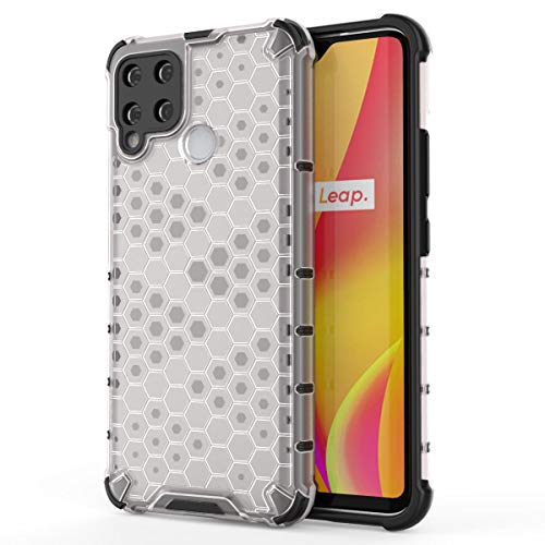 Image of Glasgow Back Case Cover Designed for Realme C15 - Transparent