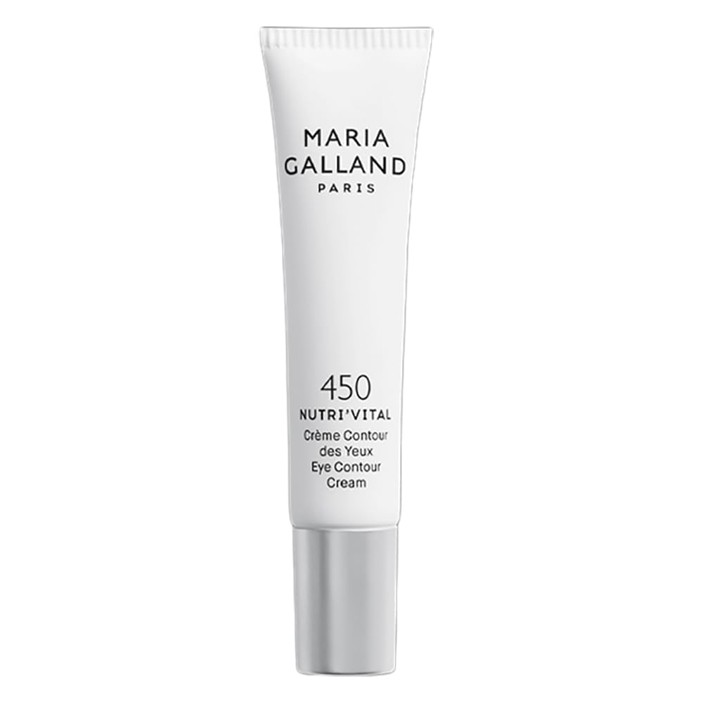Maria Galland 450 Nutri'Vital Eye Contour Cream 15 Ml. Este cuidado específicamente dedicado al delicado contorno de ojos ofrece una acción nutritiva y revitalizante para una piel lisa y revitalizada.