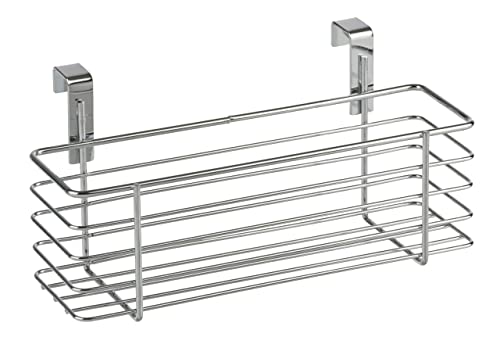 Wenko Cesta de especias, para colgar, Metal cromado, 24 x 11.5 x 10 cm, Cromo