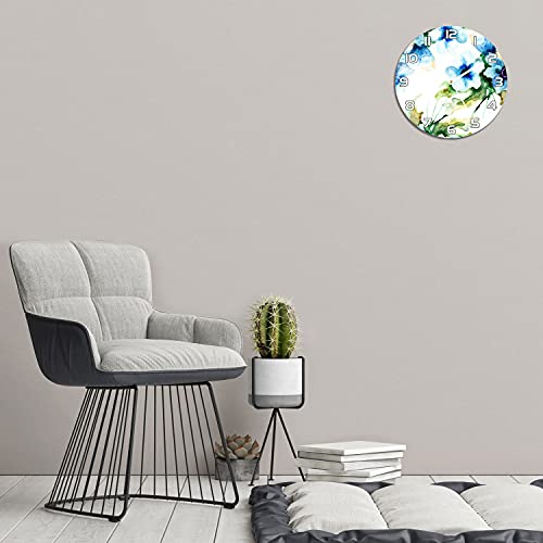 Horloge en verre moderne 30 cm avec impression de sécurité durable - 5