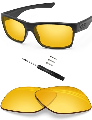 Image of BLAZERBUCK Replacement Lenses & Screws Screwdriver for Oakley TwoFace OO9189 /TwoFace Asian Fit OO9256 Sunglass