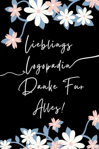 Lustiges Logopädin Geschenk: Wertschätzungsgeschenk für Logopädin, Notizbuch als Geschenk für eine L