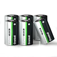 Granicell CR123A Lithium Batterien 6er-Pack, 1500mAh 3V Nicht Wiederaufladbar CR123A - Für Haus Sicherheitssysteme, Drahtlose Alarme, Kameras & Mehr - Mit Langer Laufzeit CR123A Batterie
