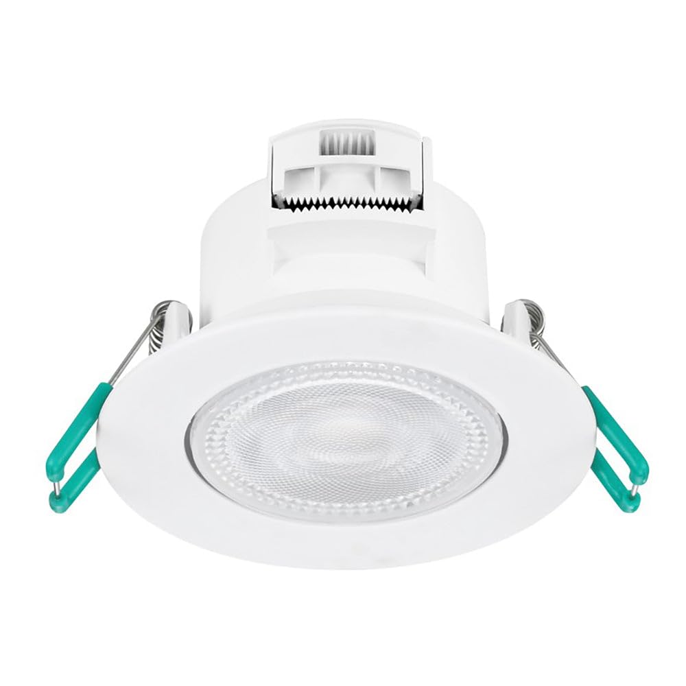 SYLVANIA SylSpot LED Recessed Spotlight 4.8W 500 Lumens IP44/20 White - Pack of 3