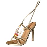 ZSpzx Women Stiletto Heeled Sandals Leather High Heels...