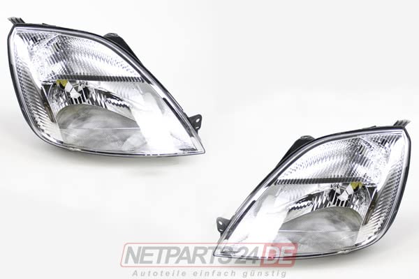 Johns Fari alogeni anteriori per Ford Fiesta 02 05/2002-09/2005 Set H4 LR