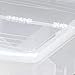 IRIS USA Large Divided Media Storage Box, Clear