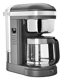 KitchenAid KCM1209DG Drip Coffee Maker, 12 Cup, Matte Grey