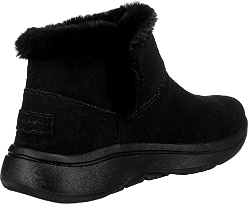 Skechers Women's GO Walk Arch FIT-Cherish Fashion Boot, Black/Black, 9 | Image 4