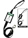 S.A. Shop Improved Therapy Animal Leash with Detachable Id Card Holder Plus Seat Belt Clip