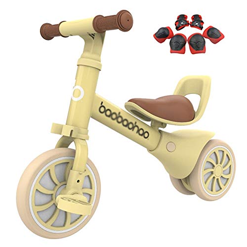 Andador Empuje Las Bicis 1-2-3-5 Regalos Niños Pequeños Años De Edad Niños Niñas Niños Primer Cumpleaños De Bicicletas Juguetes De Montar Sin Pedales (Color : C)