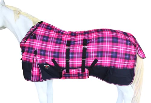 Image of Challenger Horse 1200D Turnout Waterproof Fleece Lined Medium Winter Blanket 3B112LG