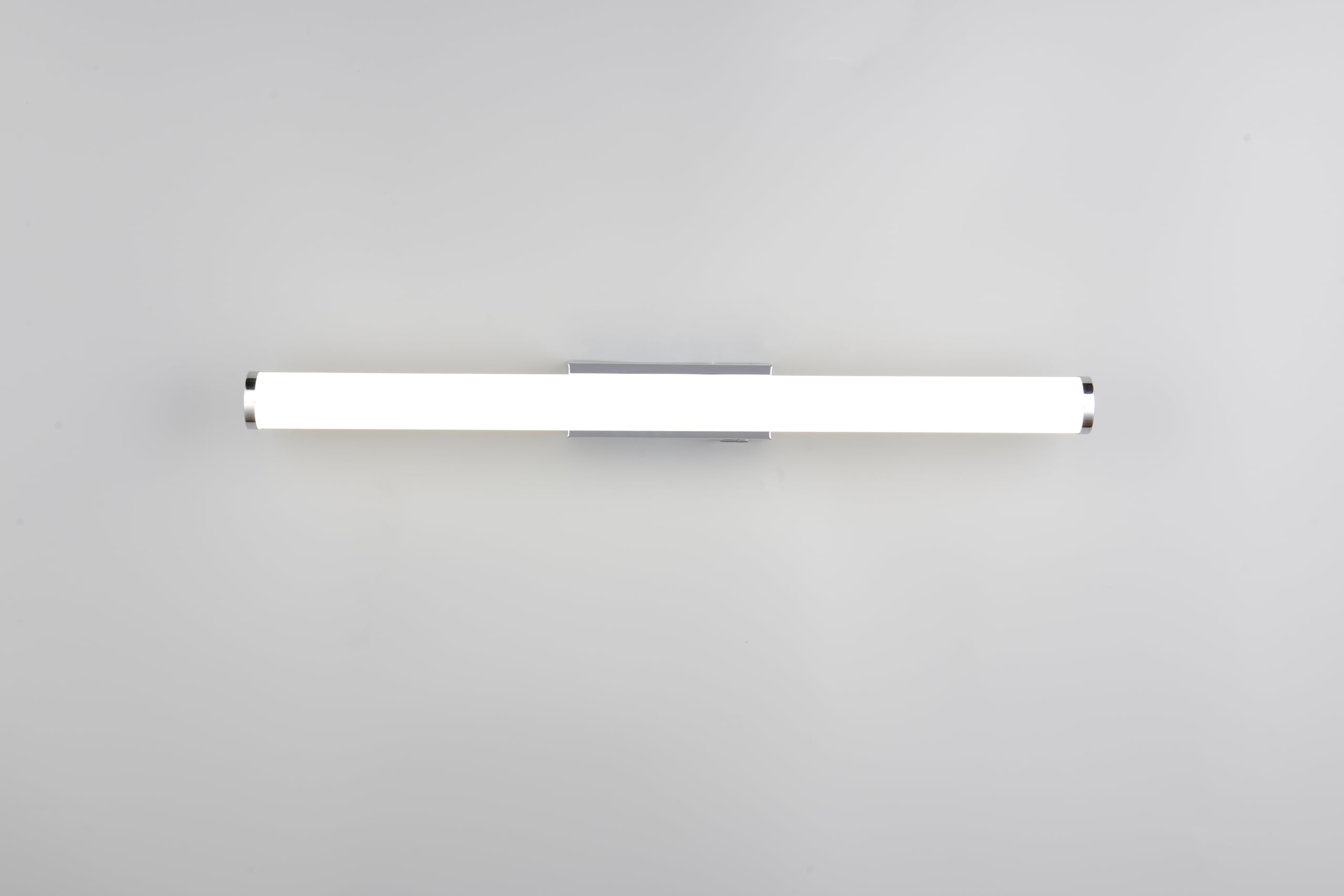 Trio Leuchten LED Applique de salle de bain MATTIMO 283274206, Métal chrome, Plastique blanc, 6,5 Watt LED