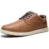 Men's Casual Oxfords Dress Shoes for Men Comfortable Business Formal Sneakers Brown