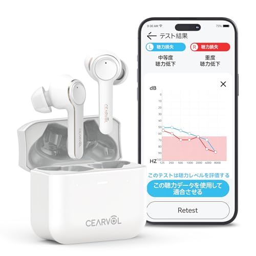 集音器 Bluetooth5.3 ワイヤレス イヤホン型 高齢者若者向け Amazon.co.jp: Cearvol 集音器 Bluetooth5.3 ワイヤレスイヤホン